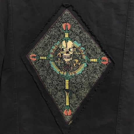 【USED】80'S LIFE'S A BEACH BAD BOY CLUB DENIM JACKET
