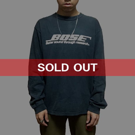 【USED】90'S BOSE L/S T-SHIRT
