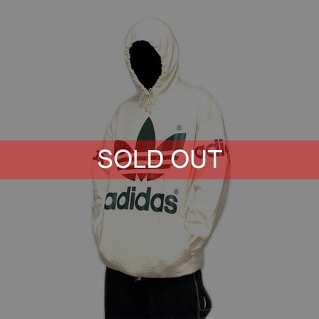 【USED】80'S-90'S ADIDAS OLD SCHOOL TREFOIL HOODIE