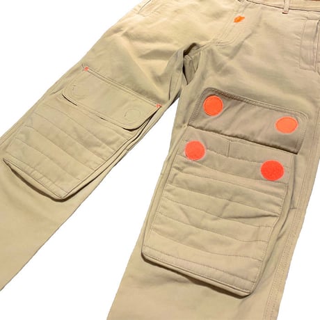 【USED】90'S W.&L.T. KNEE POCKET TROUSERS