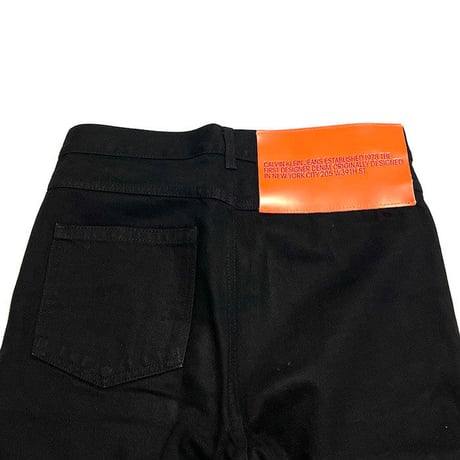 【USED】CALVIN KLEIN 205W39NYC HIGH RISE BLACK JEANS