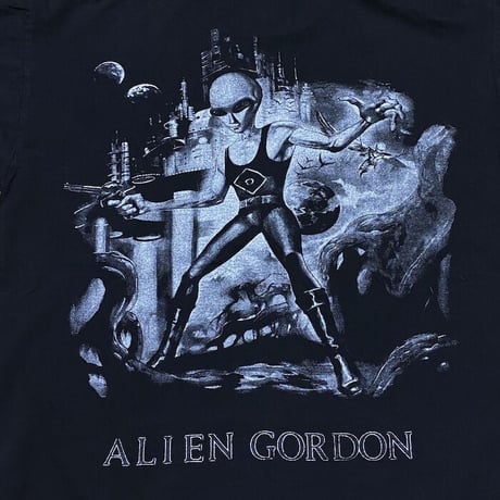 【USED】90'S ALIEN WORKSHOP "ALIEN WARS & ALIEN GORDON" T-SHIRT