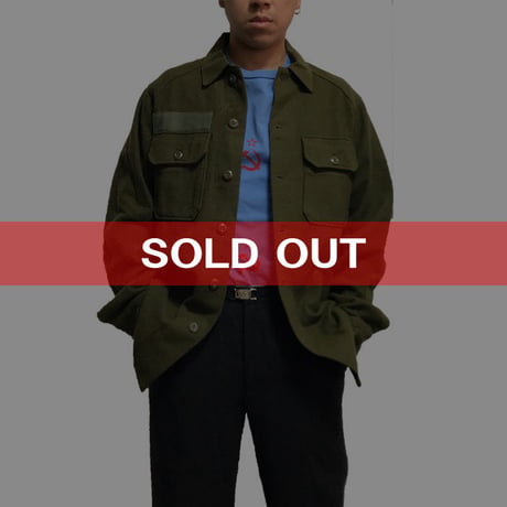 【USED】70'S U.S ARMY WOOL SHIRT