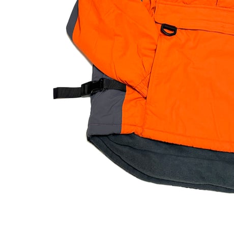 【USED】90's-00's OLD NAVY PULLOVER PUFFER JACKET ORANGE