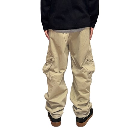【USED】90's Chocolate Skateboards Cargo Pants Beige Made in USA