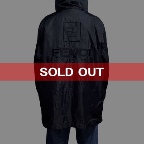 【USED】90'S FENDI JEANS HOODED ZIP JACKET