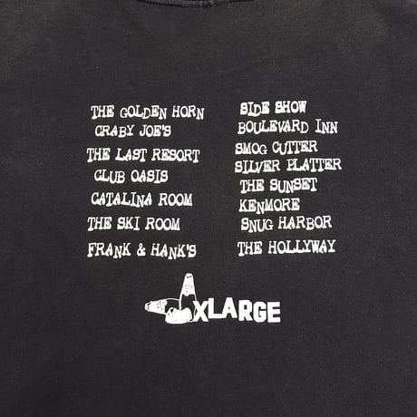 【USED】90's XLARGE “ALCOHOLLYWOOD” Fade T-shirt Made in USA