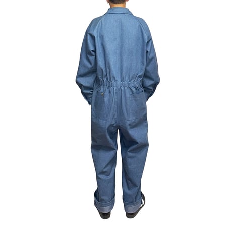 【USED】90's Sweet Company Ice Blue Denim Jumpsuit