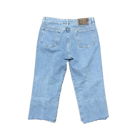 【USED】90'S DKNY JEANS CUTOFF DENIM PANTS