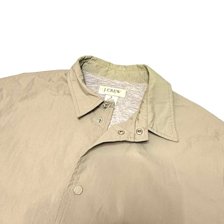 【USED】00's J.CREW COACH JACKET LIGHT BEIGE