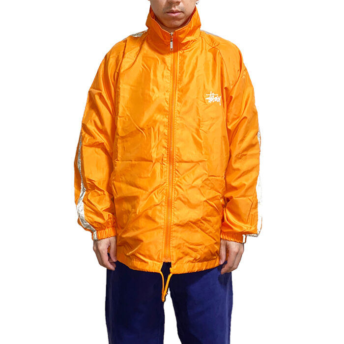 USED】90'S STUSSY SPORT NYLON JACKET ORANGE | K USED】90'S STUSSY SPORT NYLON JACKET ORANGE | K