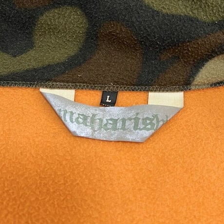 【USED】90'S MAHARISHI CAMO HALF ZIP FLEECE PULLOVER