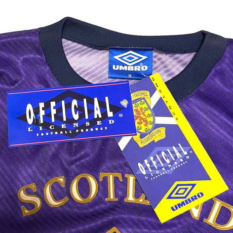 【DEAD STOCK】90's UMBRO Scotland 1994/95 Pre-Match Training Shirt Made in England
