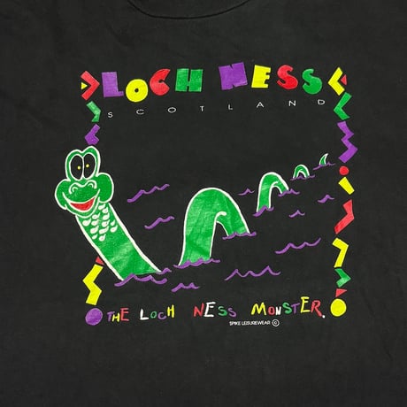【USED】90's THE LOCH NESS MONSTER SCOTLAND T-SHIRT