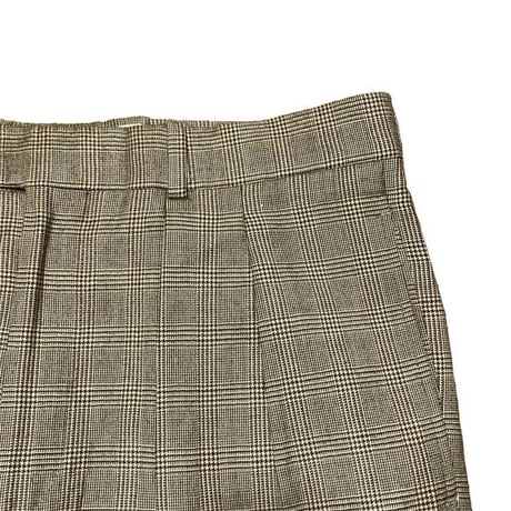 【USED】OLD ENGLAND 2TUCK GLEN CHECK TROUSERS