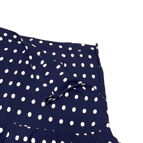 【USED】80'S POLKA DOT SKIRT