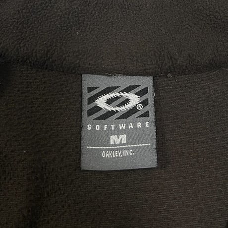 【USED】00'S OAKLEY SOFTWARE FLEECE TOP DARK BROWN