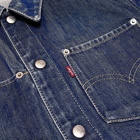 【USED】00s EURO Levi's ENGINEERED JEANS DRAPING DENIM JACKET