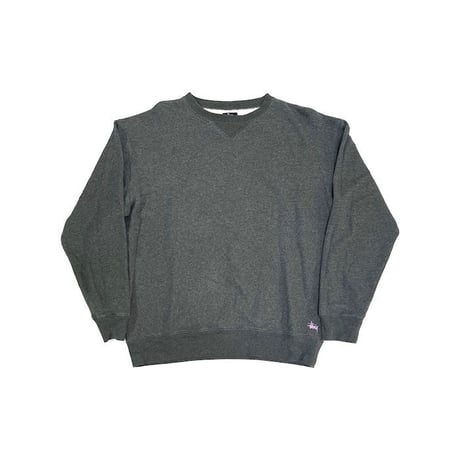 【USED】90'S-00'S STUSSY ONE POINT SWEATSHIRT
