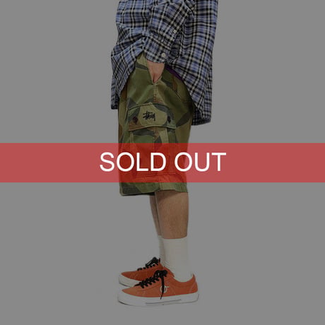 【USED】90'S BOOTLEG STUSSY CAMO SHORTS
