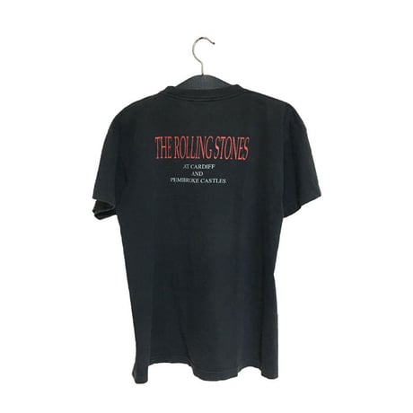 【USED】90'S ROLLING STONES "CARDIFF AND PEMBROKE CASTLES" TOUR T-SHIRT