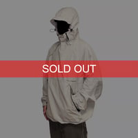 【USED】00's TOMMY HILFIGER Asymmetric Zip Anorak Jacket Fade Grey