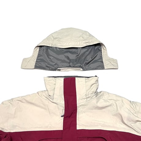【USED】00's NIKE ACG OUTER RAYER3 WINTER JACKET OFF WHITE×BURGUNDY