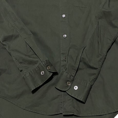 【USED】HELMUT LANG 1998 SHIRT OLIVE GREEN