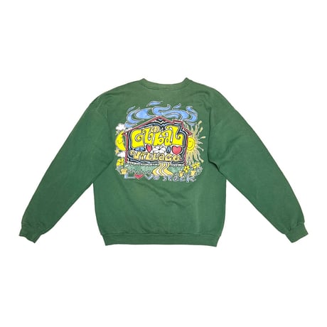 【USED】90's Global Village "Love Shack" Graphic Crewneck Sweatshirt
