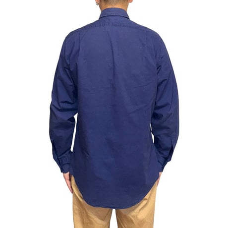 【USED】90's agnès b. homme ROYAL NAVY SHIRT