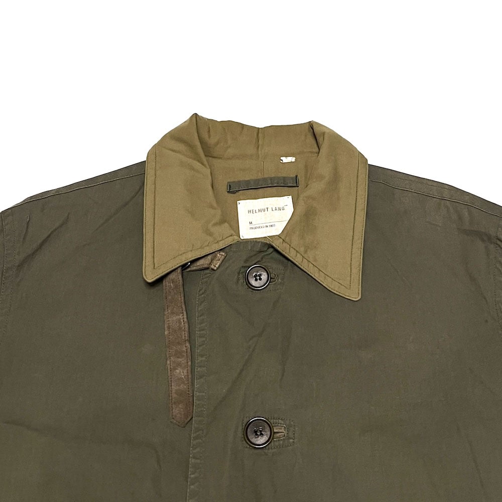 USED】HELMUT LANG 1999 LINE PAINT FIELD COAT KH USED】HELMUT LANG 1999 LINE PAINT FIELD COAT KH