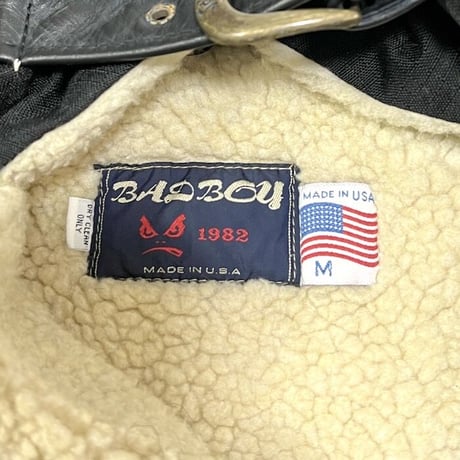 【USED】90'S BAD BOY × SCHOTT B-3 JACKET