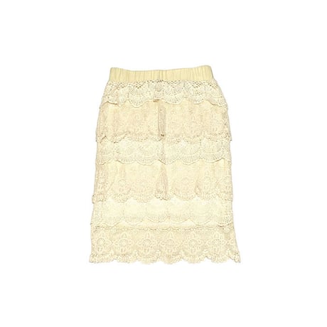 【USED】00'S ORIGAMI by vivien CROCHETED LACE SKIRT