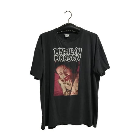 【USED】90'S MARILYN MANSON  "I AM THE GOD OF FUCK" T-SHIRT