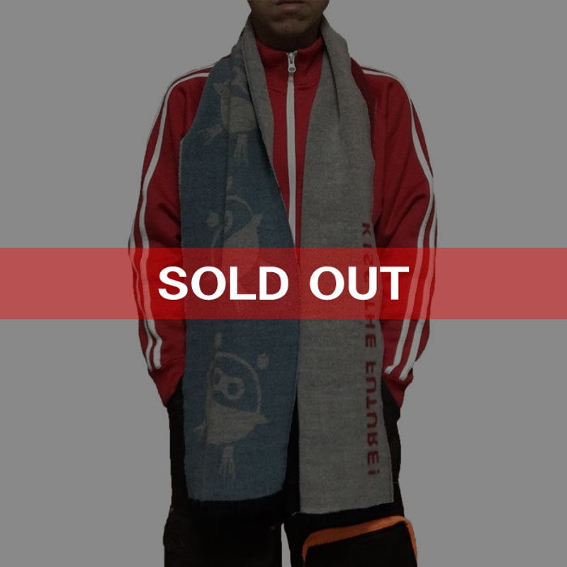 USED】90'S W< PUK-PUK WOOL SCARF | KONBINI USED】90'S W< PUK-PUK WOOL SCARF | KONBINI