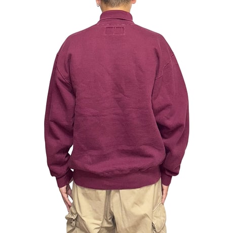 【USED】90's Russell Athletic "DICK RV" Embroidered High Neck Sweatshirt
