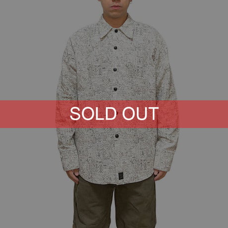 【USED】80'S-90'S GIO-GOI TRIBAL PATTERN SHIRT JACKET