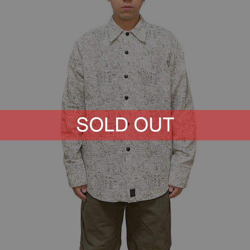 USED】80'S-90'S GIO-GOI TRIBAL PATTERN SHIRT JA USED】80'S-90'S GIO-GOI TRIBAL PATTERN SHIRT JA