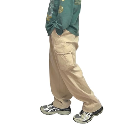 【USED】00's B.R.OC.R. BUGGY CARGO PANTS BEIGE