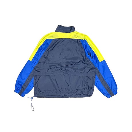【USED】90'S NIKE HALF ZIP NYLON JACKET BLUE × YELLOW