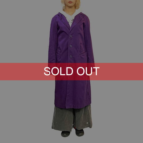 【USED】90'S TRIPP NYC PURPLE LONG COAT