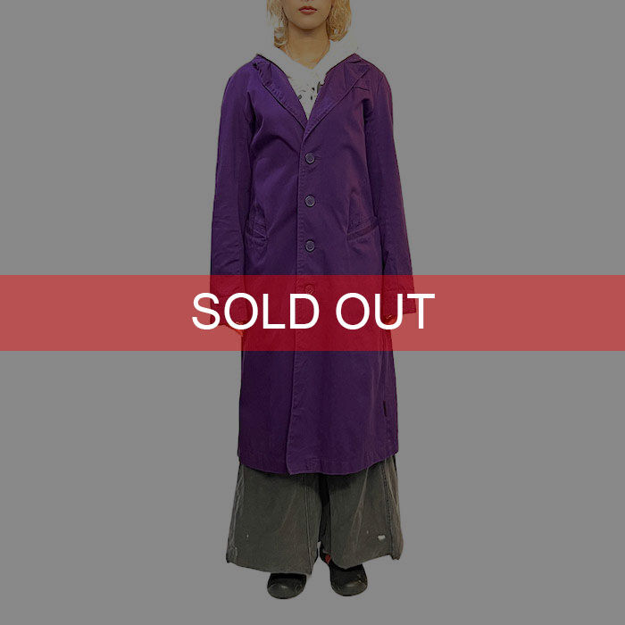 tripp nyc コート USED】90'S TRIPP NYC PURPLE LONG COAT | KONBINI