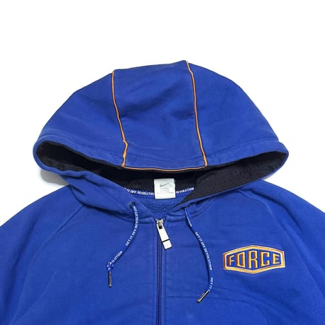 【USED】90's-00's NIKE FORCE "Set It Off Revolution" Full-Zip Hoodie