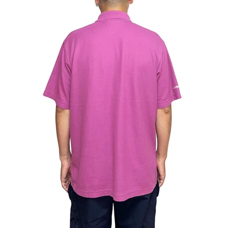 【USED】90's-00's UMBRO POLO SHIRT PINK PURPLE