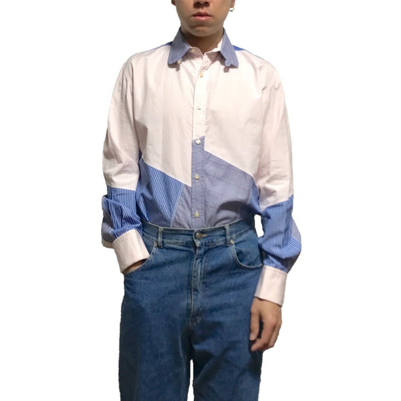 USED】90'S MALCOLM MCLAREN CRAZY PATTERN SHIRT USED】90'S MALCOLM MCLAREN CRAZY PATTERN SHIRT