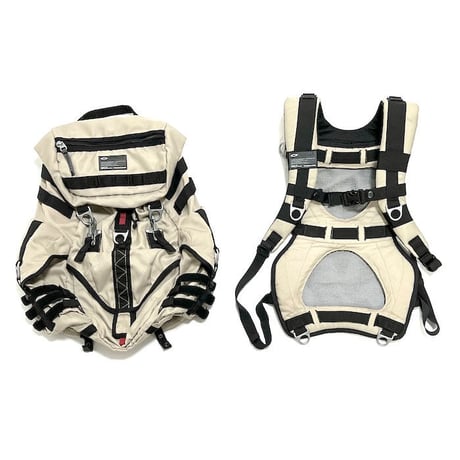【USED】00'S OAKLEY AP 1.0 BACKPACK BEIGE TACTICAL FIELD GEAR MECHANISM PACK
