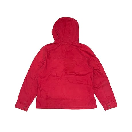 【USED】90's-00's Mousqueton DIAGONAL ZIP DUCK HOODED JACKET