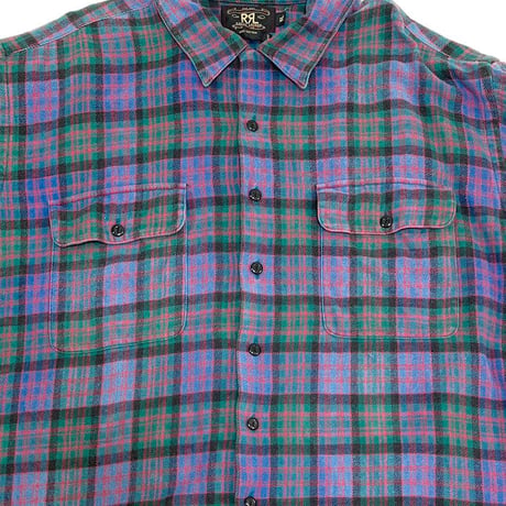 【USED】90'S RRL RALPH LAUREN FLANNEL SHIRT