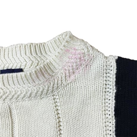 【USED】90'S NAUTICA COTTON KNIT SWEATER