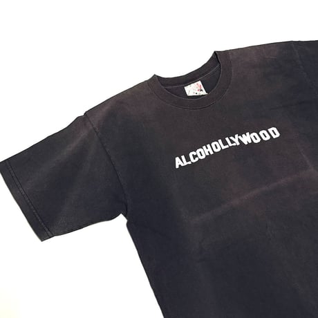 【USED】90's XLARGE “ALCOHOLLYWOOD” Fade T-shirt Made in USA